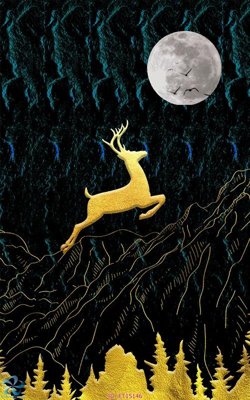 Tải file tranh Tranh trang trí lối vào FT15146 (gốc) tại Filetranh.com