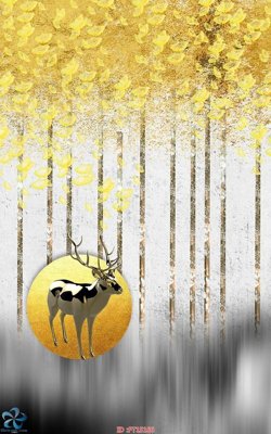 File gốc Tranh trang trí lối vào FT15166 (AI/EPS) cho in ấn