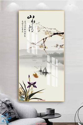 File gốc in ấn Tranh trang trí lối vào FT15245 chuẩn màu CMYK