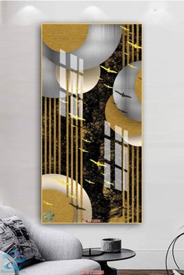 File gốc Tranh trang trí lối vào FT15256 (in 3D) nghệ thuật