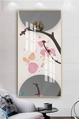 File gốc Tranh trang trí lối vào FT15283 (in lụa) trang trí tường
