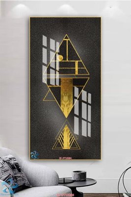 File in lụa Tranh trang trí lối vào FT15284 (tân cổ điển) Tranh trang trí lối vào FT15284