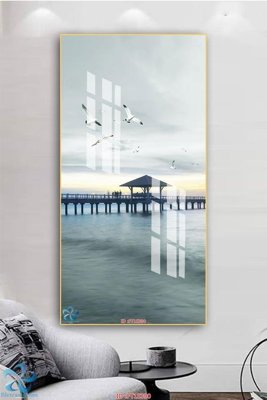 File PSD Tranh trang trí lối vào FT15390 (bản gốc) dễ dàng edit