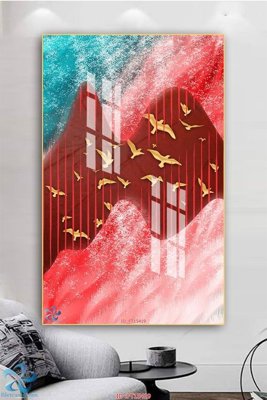 Ảnh gốc Tranh trang trí lối vào FT15419 (độ nét cao) in mica