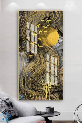 Chi tiết file tranh tráng gương Tranh trang trí lối vào FT15436 (ảnh gốc)