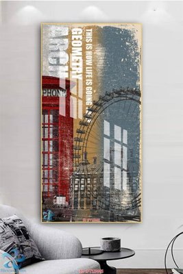 File gốc Tranh trang trí lối vào FT15445 (bản quyền) cho in ấn