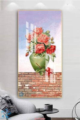 Hình ảnh file gốc in lụa Tranh trang trí lối vào FT15453