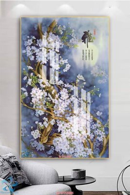 Download file Tranh trang trí lối vào FT15485 (gốc) in mica đèn LED