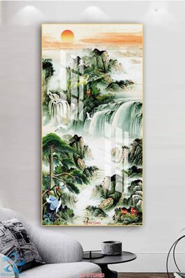 File tranh Tranh trang trí lối vào FT15492 (gốc) phong cách tối giản