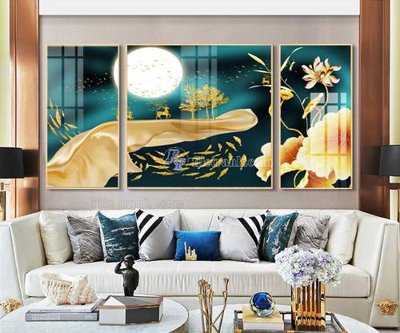 Tải file tranh gốc File tranh hiện đại pha lê gương FT155 chất lượng cao