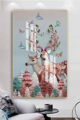 Tải file Tranh trang trí lối vào FT15521 (gốc) in nhanh