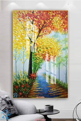 File in trần Tranh trang trí lối vào FT15522 (file gốc) hoa văn 3D