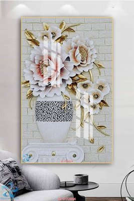 File tranh PSD Tranh trang trí lối vào FT15524 chất lượng cao