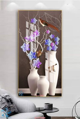 Ảnh gốc Tranh trang trí lối vào FT15554 (độ nét cao) in tráng gương