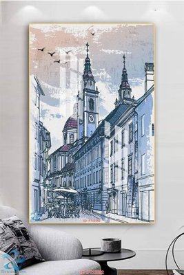 File gốc Tranh trang trí lối vào FT15592 (vector) cho in ấn