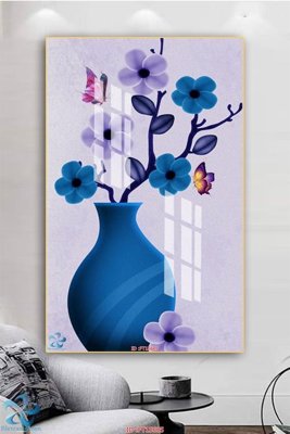 File gốc in tráng gương Tranh trang trí lối vào FT15605 chi tiết