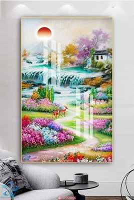 File tranh Tranh trang trí lối vào FT15615 (gốc) chủ đề trẻ em