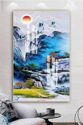 File tranh Tranh trang trí lối vào FT15623 (gốc) chủ đề trừu tượng
