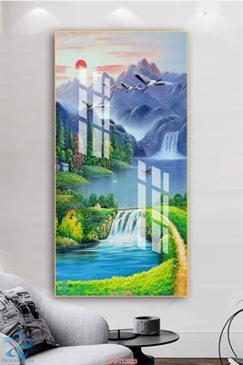 File PSD Tranh trang trí lối vào FT15633 (bản gốc) độ phân giải cao