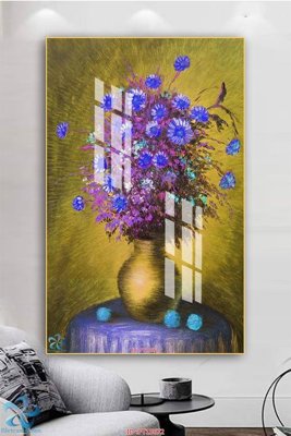 File tranh gốc PSD Tranh trang trí lối vào FT15672 còn nguyên layer