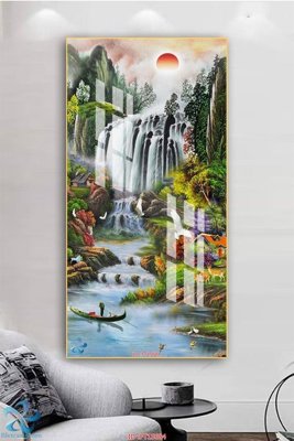 Tải file Tranh trang trí lối vào FT15684 (gốc) chủ đề tâm linh