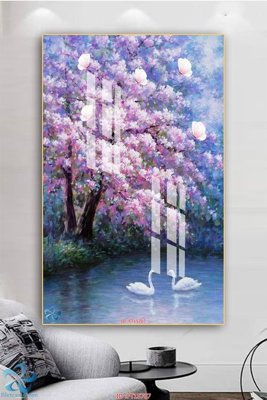 File in lụa Tranh trang trí lối vào FT15707 (tân cổ điển) Tranh trang trí lối vào FT15707