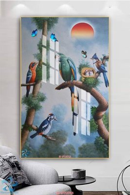 Tải file gốc Tranh trang trí lối vào FT15713 dùng cho in ấn