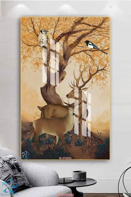 Tải file Tranh trang trí lối vào FT15731 (gốc) in tranh tráng gương