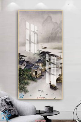 File gốc Tranh trang trí lối vào FT15762 (ảnh chi tiết) để in trần