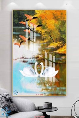 Hình ảnh file gốc Tranh trang trí lối vào FT15800 cho in UV