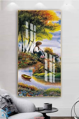 File tranh Tranh trang trí lối vào FT15837 (gốc) in film