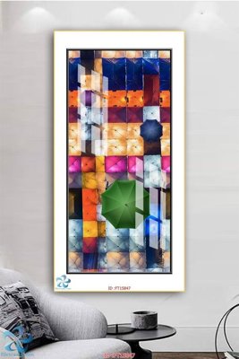 File gốc Tranh trang trí lối vào FT15847 (chuẩn màu) cho in offset