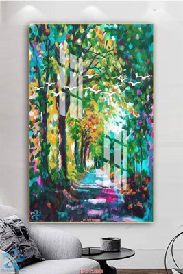 File PSD Tranh trang trí lối vào FT15849 (bản gốc) dễ dàng edit