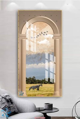 Mua file tranh gốc Tranh trang trí lối vào FT15876 tại Filetranh.com