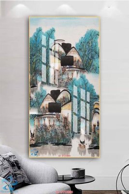 Download file Tranh trang trí lối vào FT15880 (gốc) in mica đèn LED