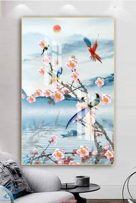 File tranh Tranh trang trí lối vào FT15939 (gốc) in trên kính