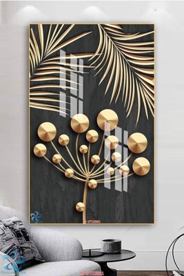 File gốc Tranh trang trí lối vào FT15961 (in mica) làm quà tặng