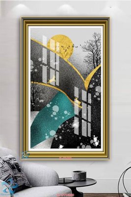 File in mica Tranh trang trí lối vào FT16000 (bản gốc) sắc sảo