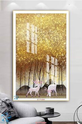 File gốc Tranh trang trí lối vào FT16004 (in 3D) nghệ thuật