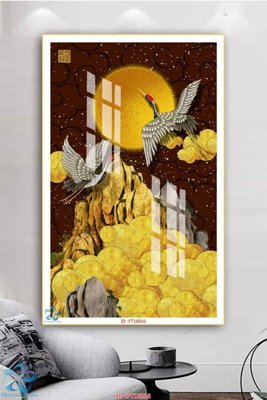 File gốc in ấn Tranh trang trí lối vào FT16016 chuẩn màu CMYK