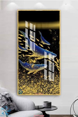 File tranh Tranh trang trí lối vào FT16018 (bản gốc) treo phòng ăn