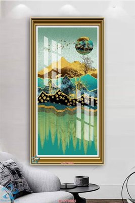 File tranh in trần 3D Tranh trang trí lối vào FT16021 (ảnh gốc)