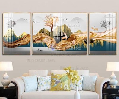 File tranh gốc File tranh hiện đại pha lê gương FT168 (bản đẹp) độc quyền