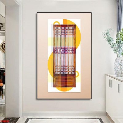 Chi tiết file tranh tráng gương File tranh đơn lối vào FT20042 (ảnh gốc)