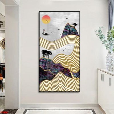 File gốc File tranh đơn lối vào FT20061 (in lụa) chi tiết cao