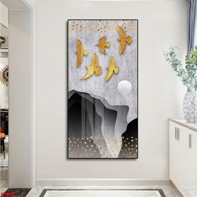 File gốc File tranh đơn lối vào FT20097 (trang trí) cho phòng khách