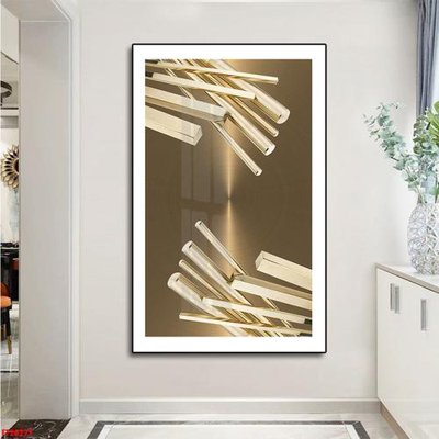 File gốc File tranh đơn lối vào FT20277 (in tráng gương) ốp tường