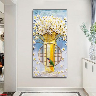 File tranh File tranh đơn lối vào FT20476 (bản gốc) in lụa dán tường