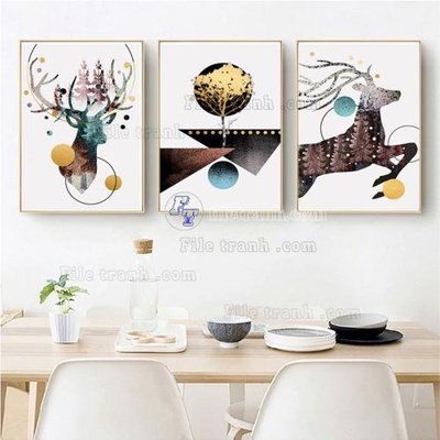 Tải file File tranh hiện đại pha lê gương FT205 (gốc) làm file in ấn