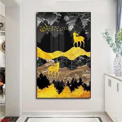 File tranh File tranh đơn lối vào FT20552 (gốc) in trên kính